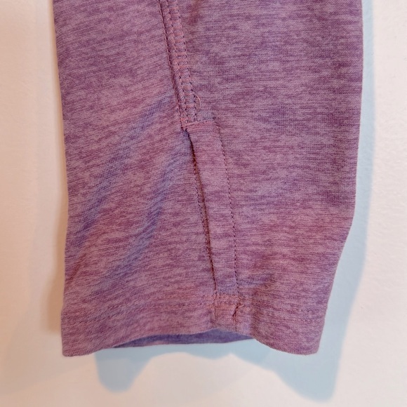 Outdoor Voices CloudKnit purple heather long sleeve top w/ thumb hole sleeves - Picture 9 of 9